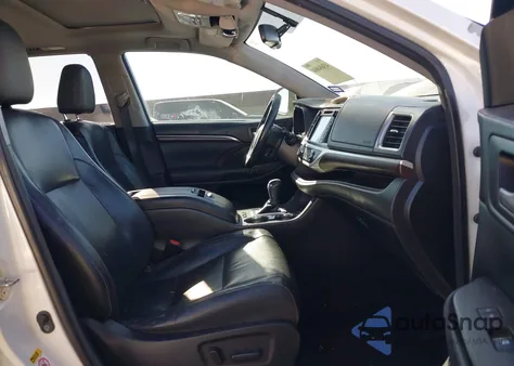 2015 Toyota Highlander Limited V6 from USA, damaged, VIN 5TDYKRFHXFS079164